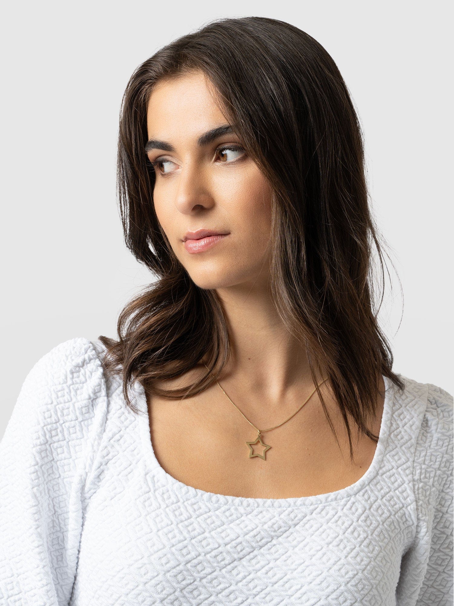 Olivia Puff Sleeve Tee White - Women's T-shirts | Saint + Sofia® USA